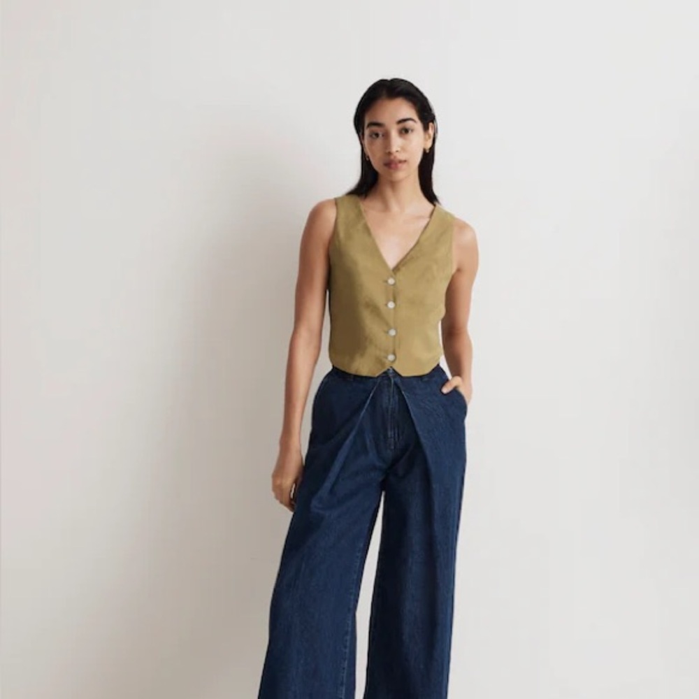 Madewell Cropped Vest never worn
